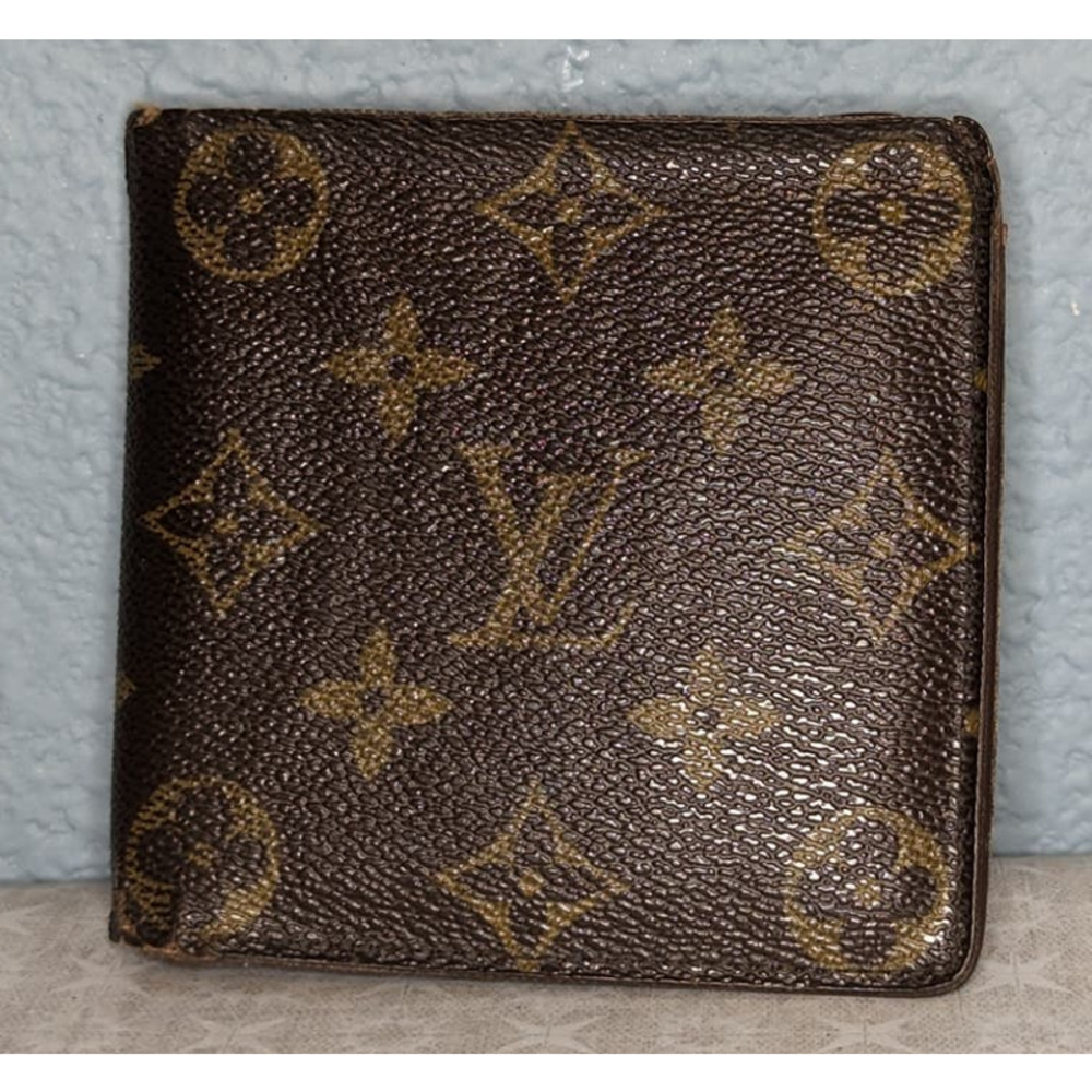 Louis Vuitton Monogram Bi Fold Wallet Vintage 1993 Authentic Unisex